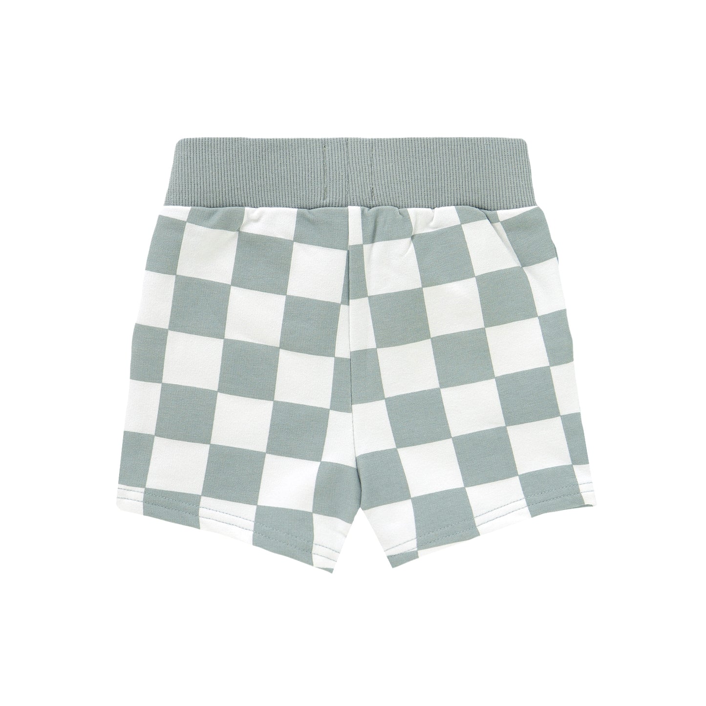 Checkered Shorts - Steel