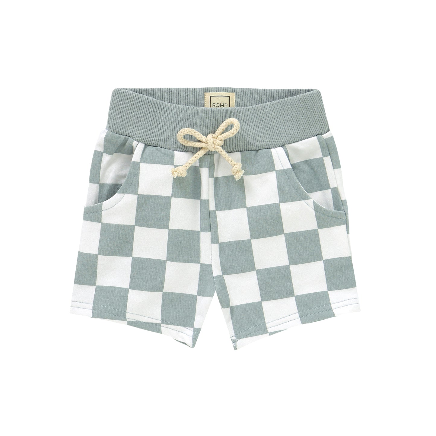 Checkered Shorts - Steel