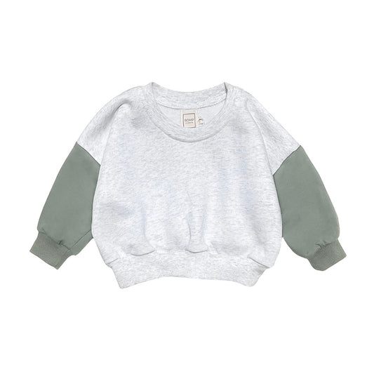 Colour Block Pullover - Laurel