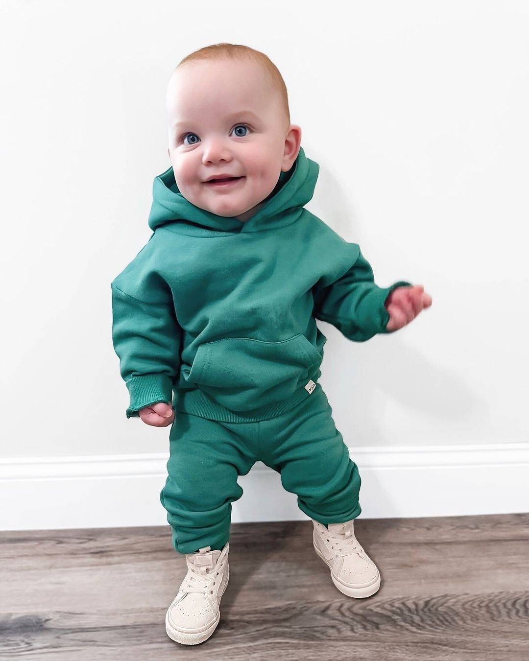 Hoodie Sweat Set - Pine