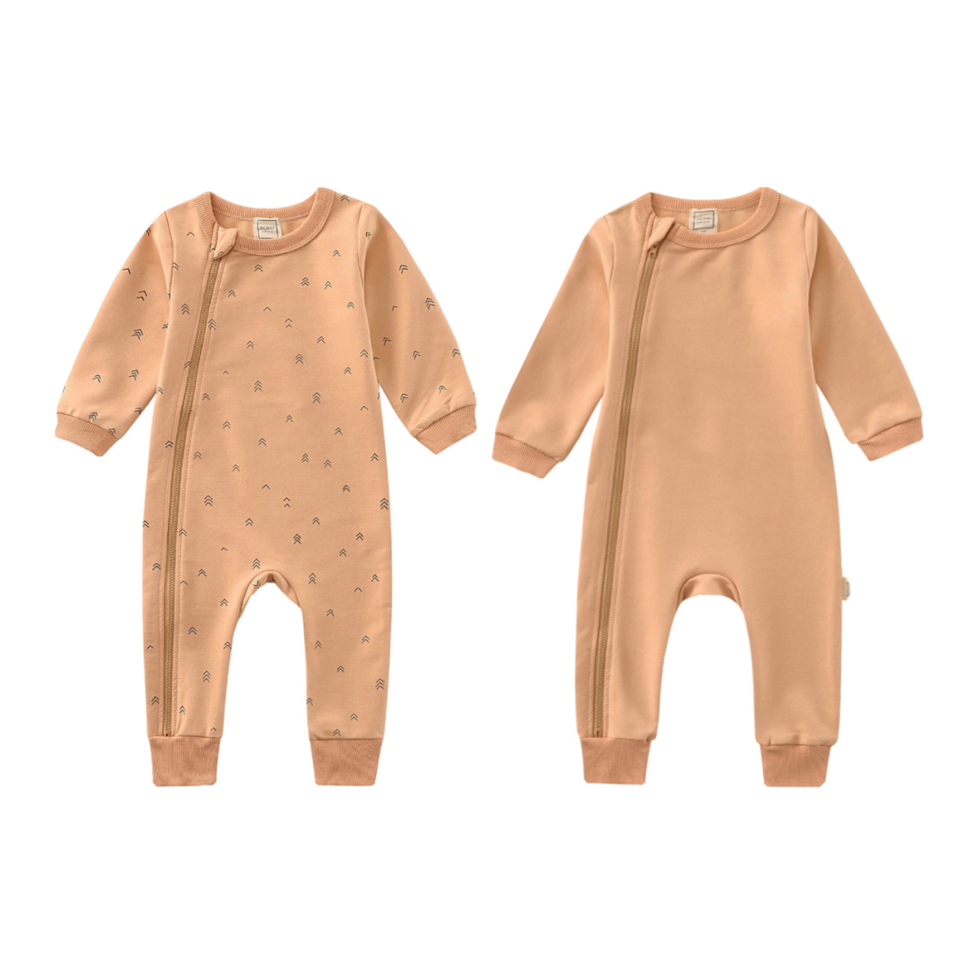 Jumpsuit 2-Pack - Honey/Honey Peaks