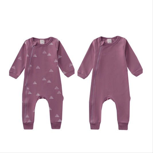 Jumpsuit 2-Pack - Wisteria/Wisteria Mountains
