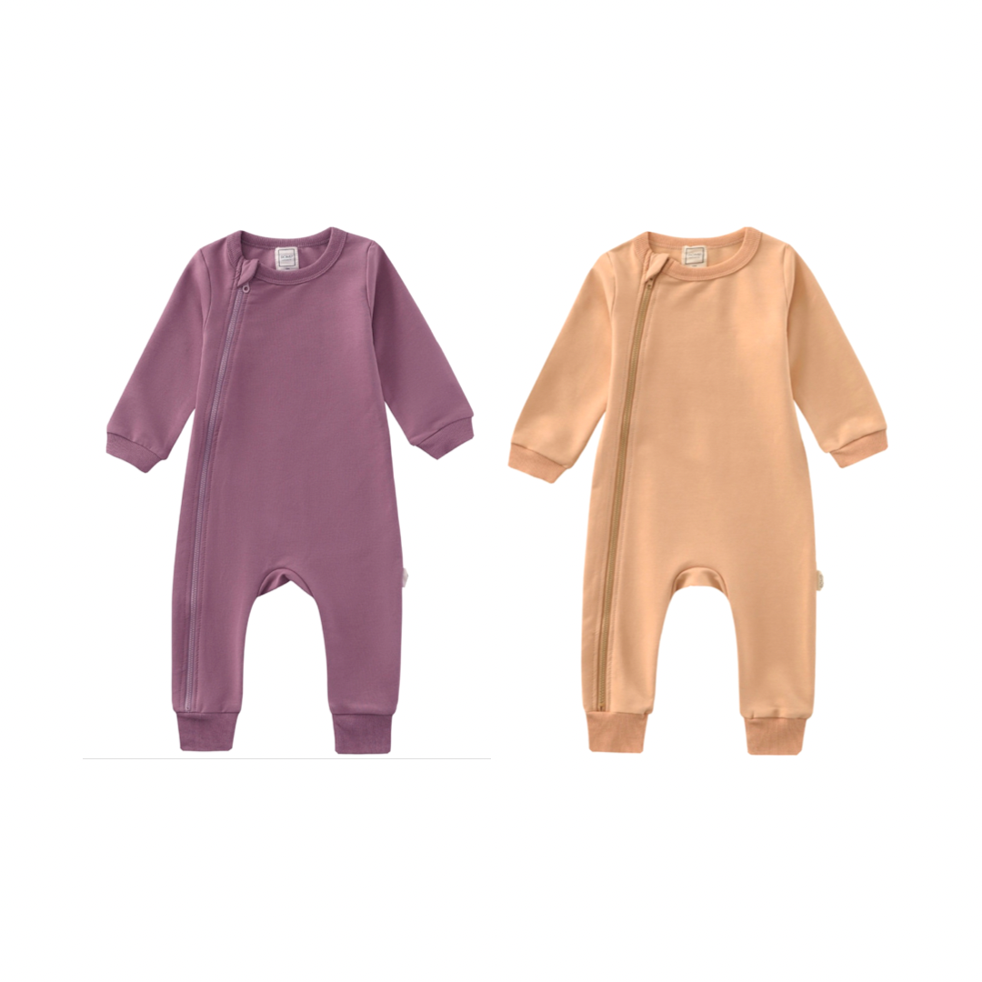 Jumpsuit 2-Pack - Honey/Wisteria