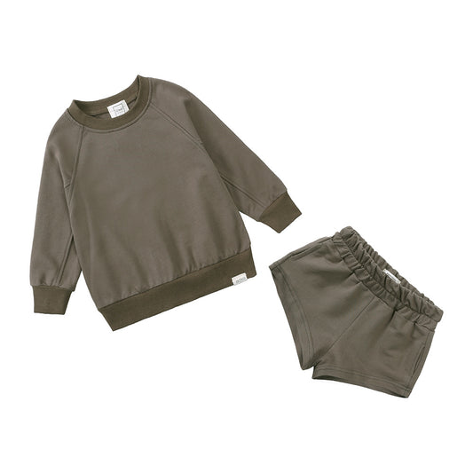 Pullover Shorts Set - Oak