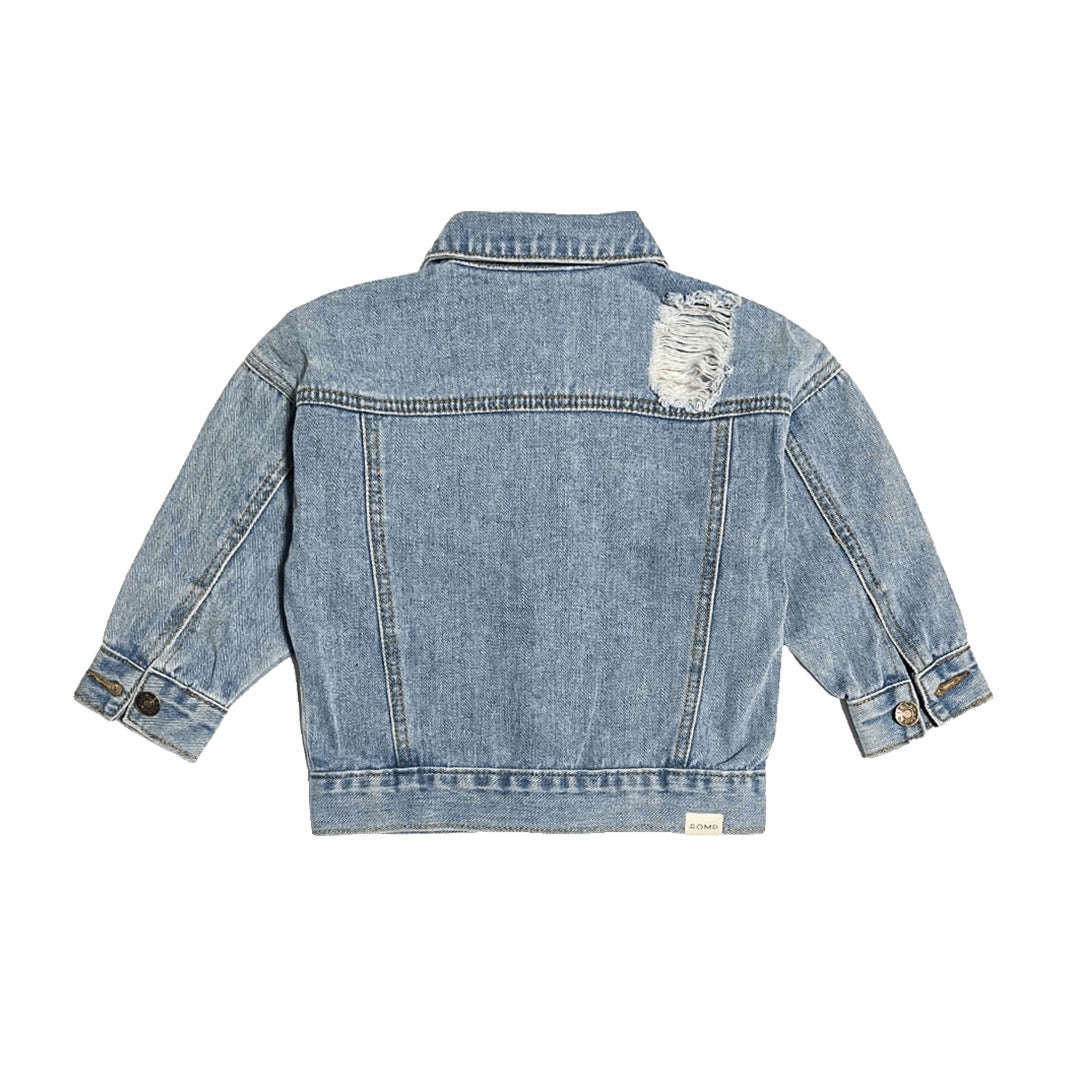 Ripped Denim Jacket